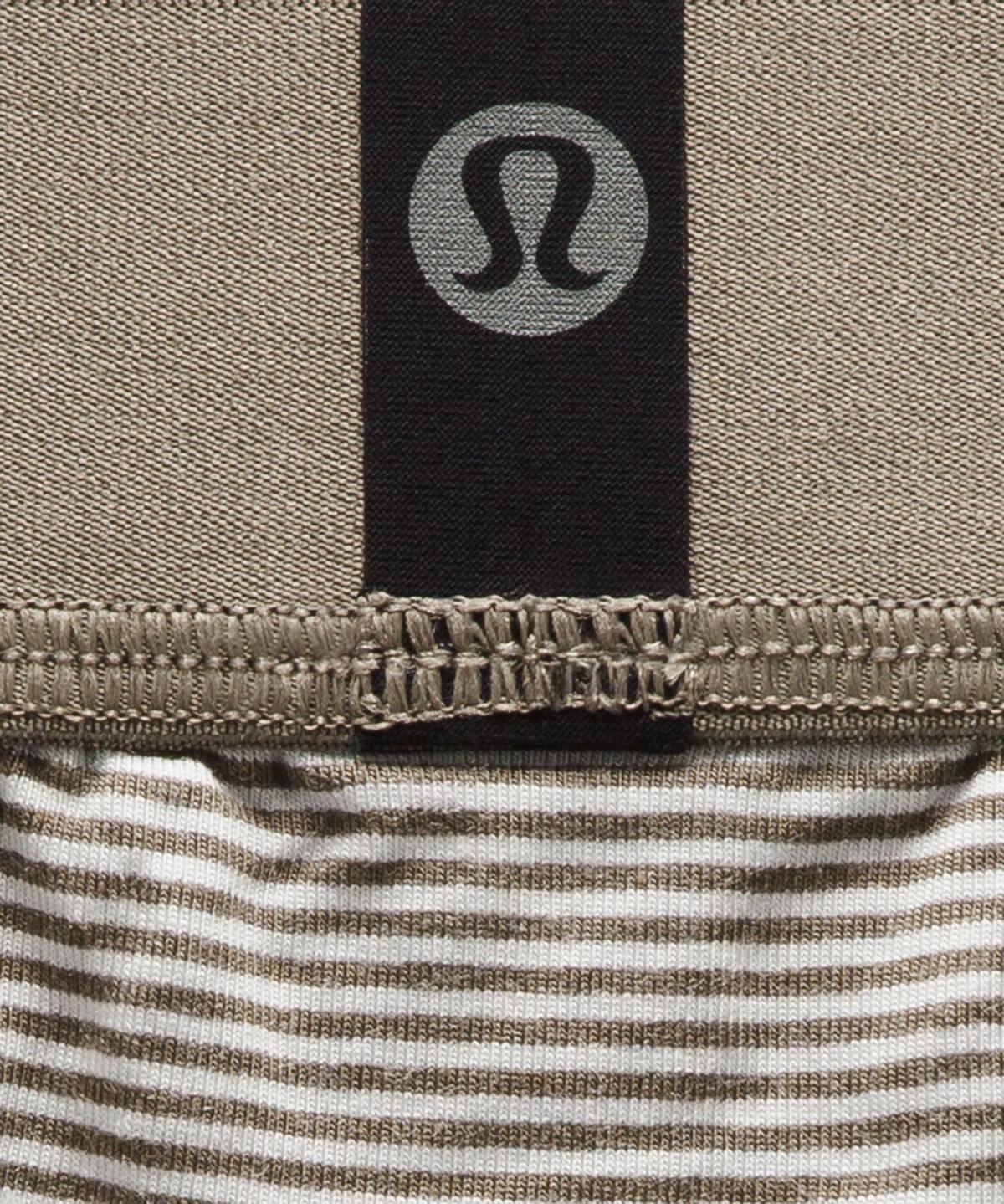 Sous Vêtement Lululemon Always In Motion Boxer 5" Homme Stripes Grise | FR_LuLu87574