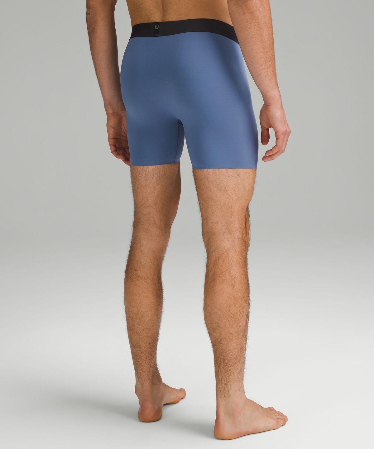 Sous Vêtement Lululemon Built to Move Boxer 5" Homme Bleu | FR_LuLu78582