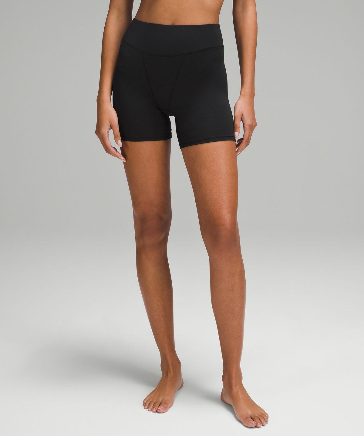 Sous Vêtement Lululemon UnderEase Super-High-Rise Shortie Femme Noir | FR_LuLu30335