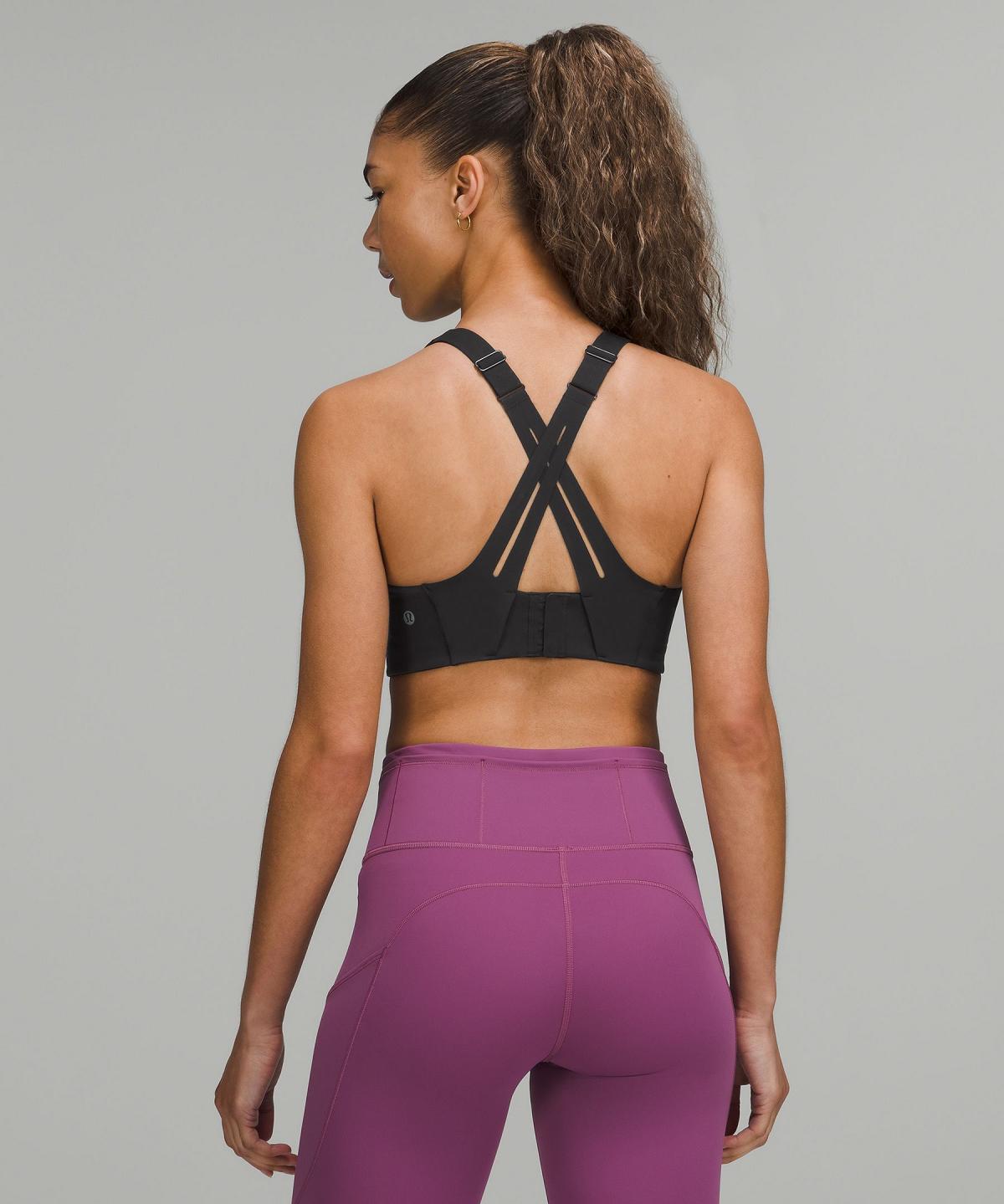 Soutien Gorge Sport Lululemon AirSupport Femme Noir Grise | FR_LuLu79131