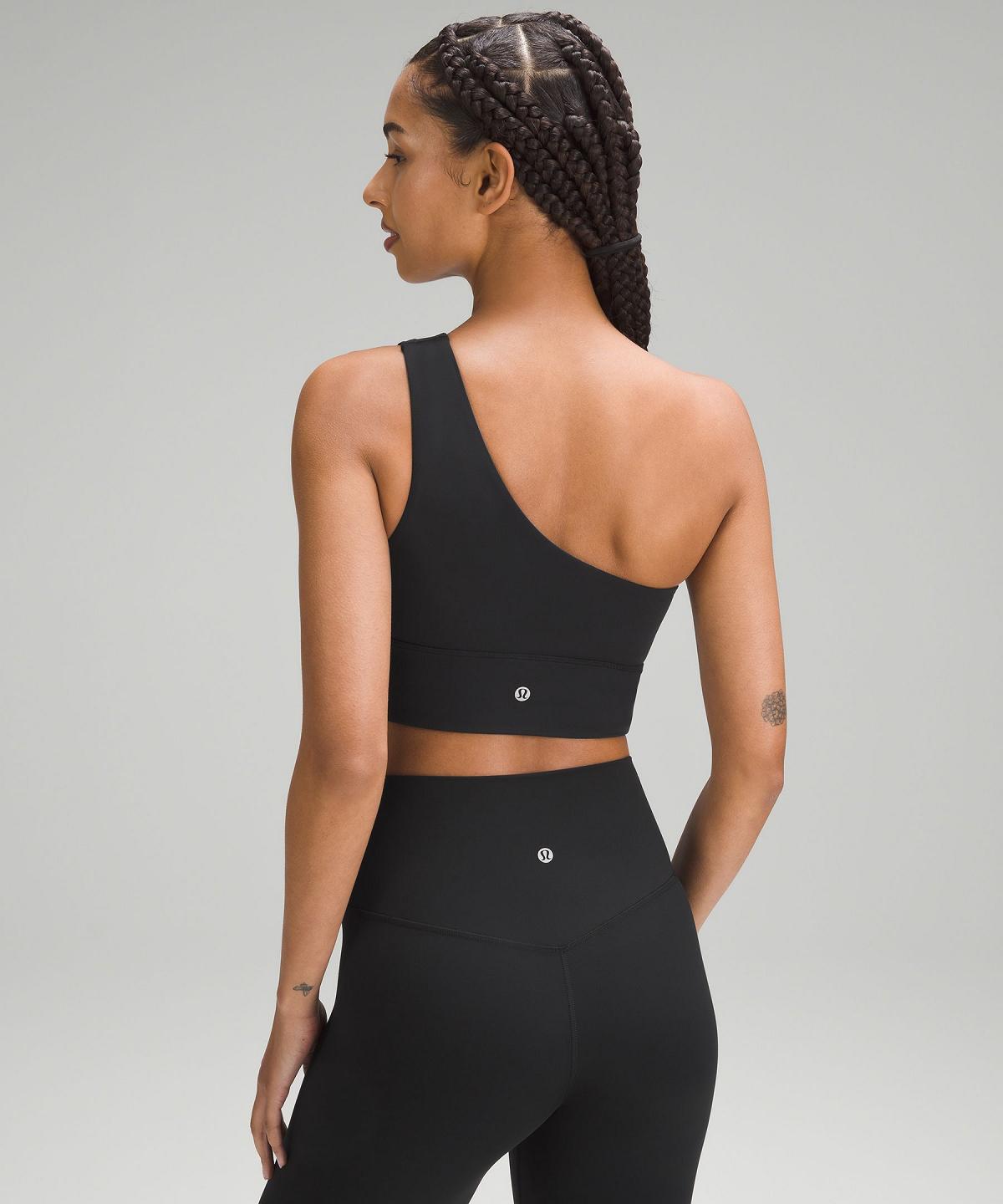 Soutien Gorge Sport Lululemon Align™ Asymmetrical Femme Noir | FR_LuLu12971