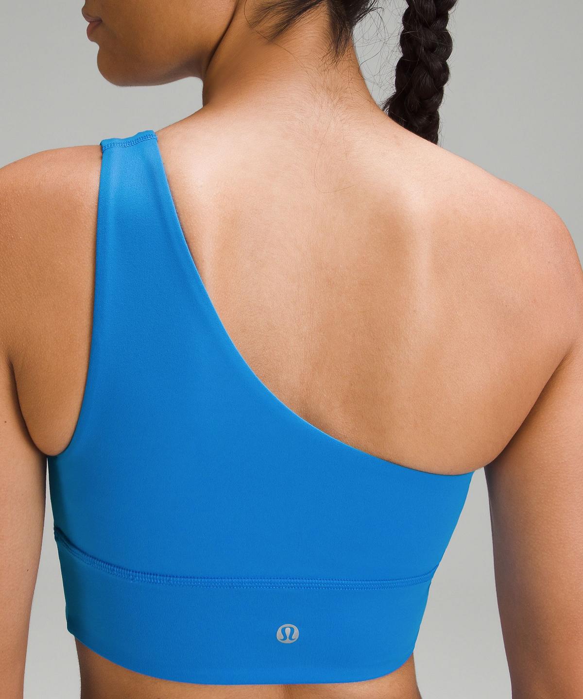 Soutien Gorge Sport Lululemon Align™ Asymmetrical Light Support, A/B Cup Femme Bleu | FR_LuLu23554