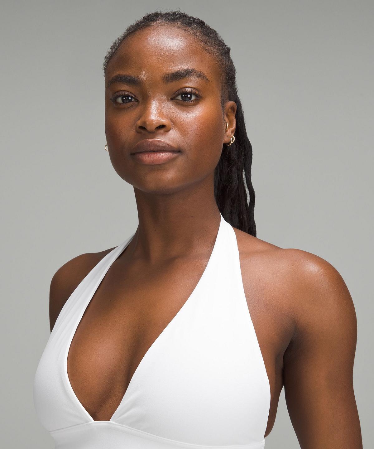 Soutien Gorge Sport Lululemon Align™ Halter Femme Blanche | FR_LuLu98740