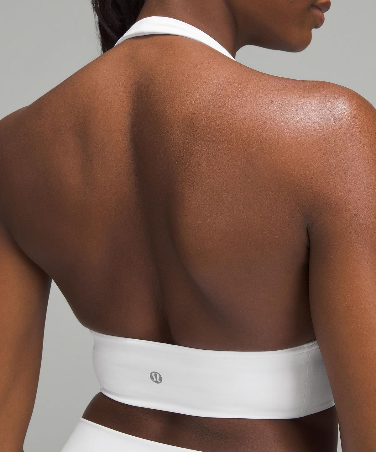 Soutien Gorge Sport Lululemon Align™ Halter Femme Blanche | FR_LuLu98740