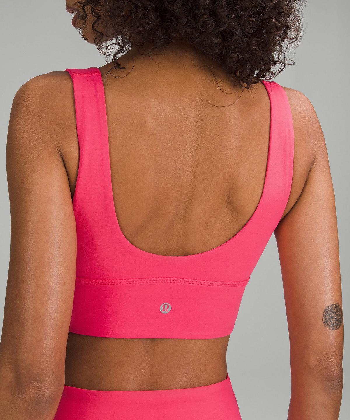 Soutien Gorge Sport Lululemon Align™ V-Neck Femme Rose | FR_LuLu70440