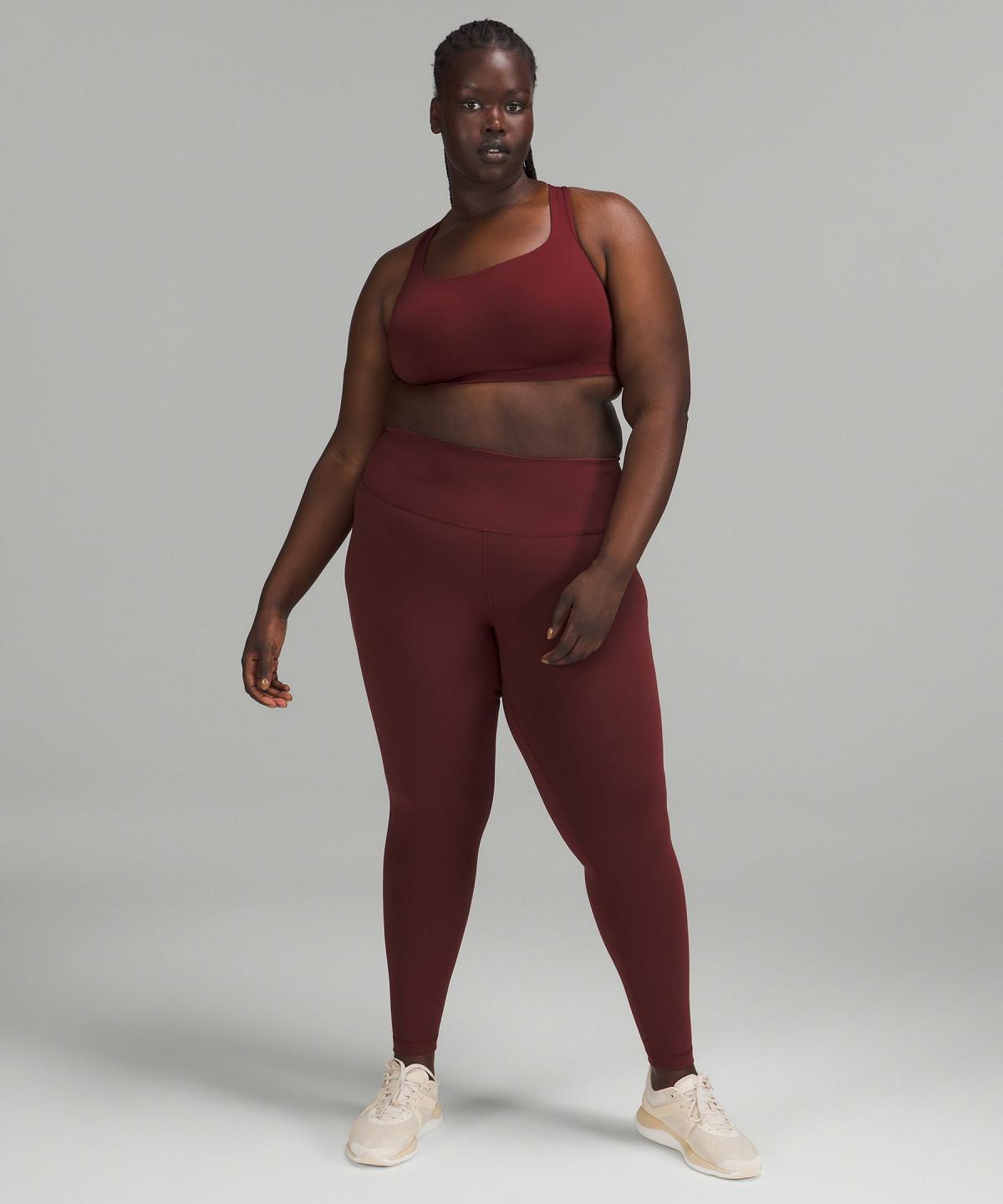 Soutien Gorge Sport Lululemon All Powered Up Femme Rouge Bordeaux | FR_LuLu58532