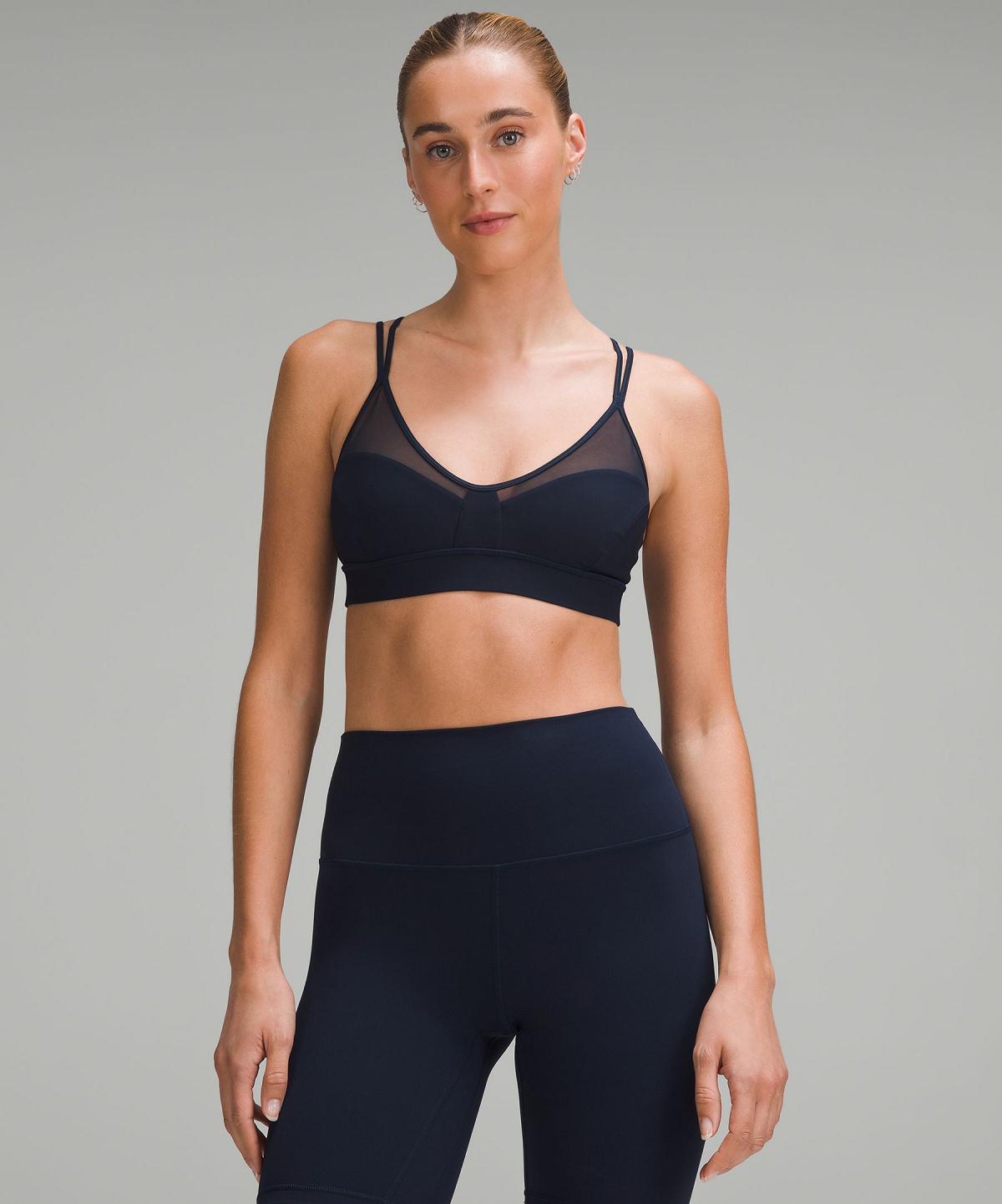 Soutien Gorge Sport Lululemon Anew Femme Bleu Marine | FR_LuLu32958