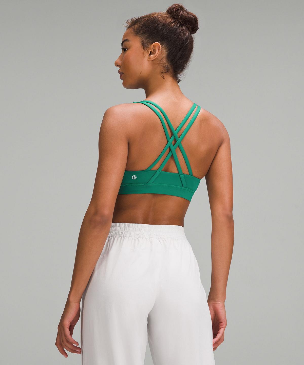 Soutien Gorge Sport Lululemon Energy Femme Vert | FR_LuLu70370