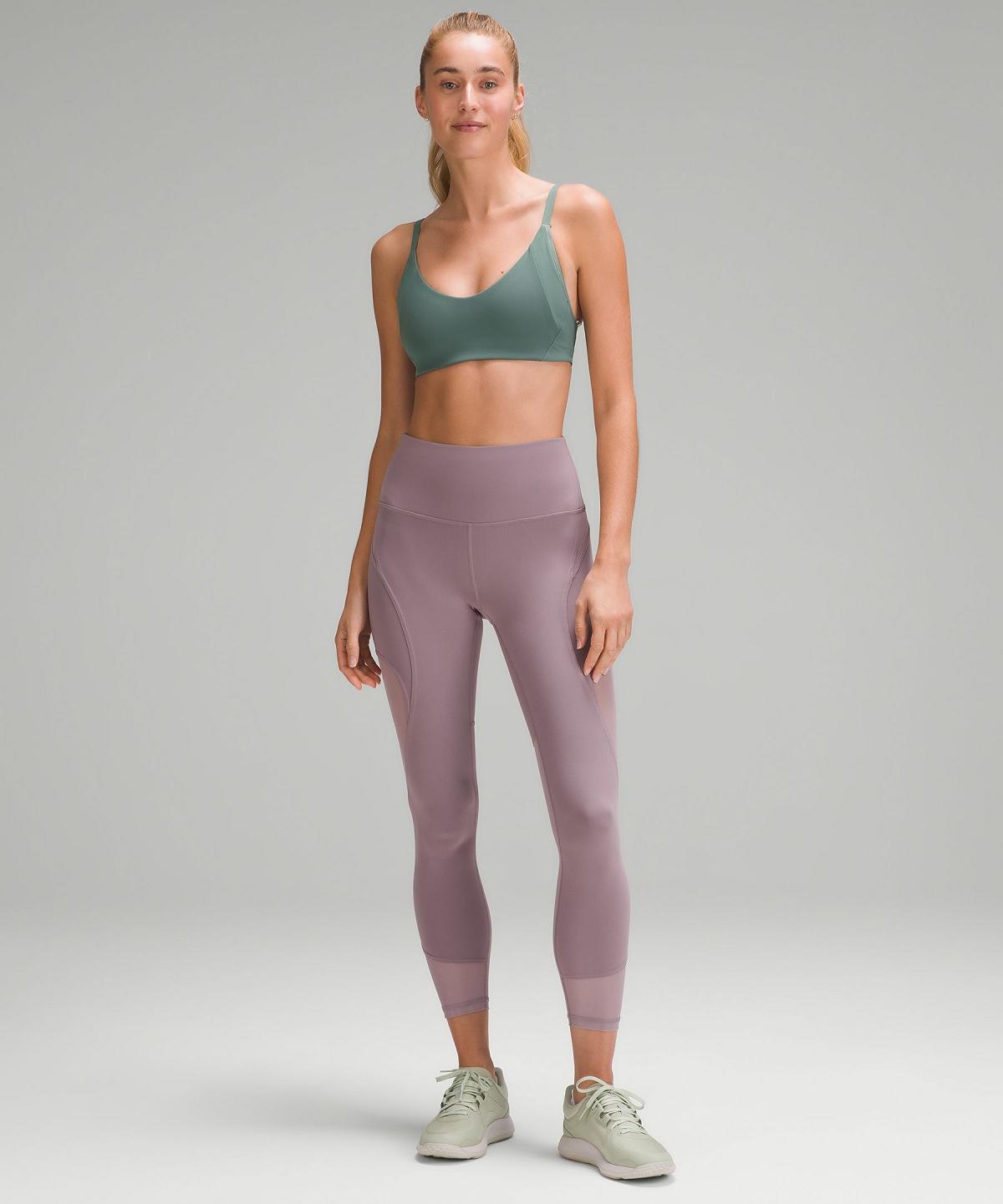 Soutien Gorge Sport Lululemon Everlux with Mesh Train Femme Vert | FR_LuLu29849