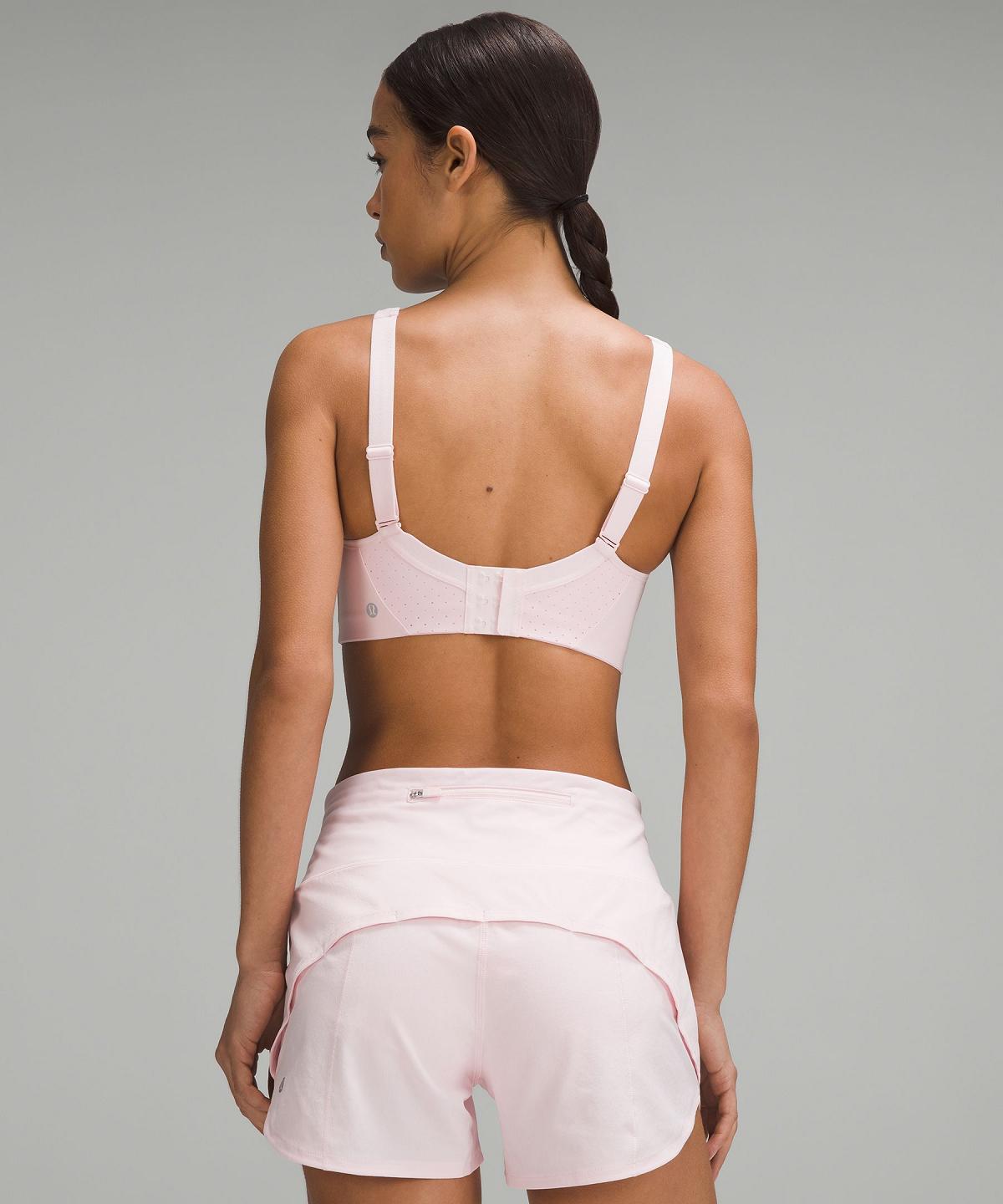 Soutien Gorge Sport Lululemon Run Times Femme Rose | FR_LuLu89064