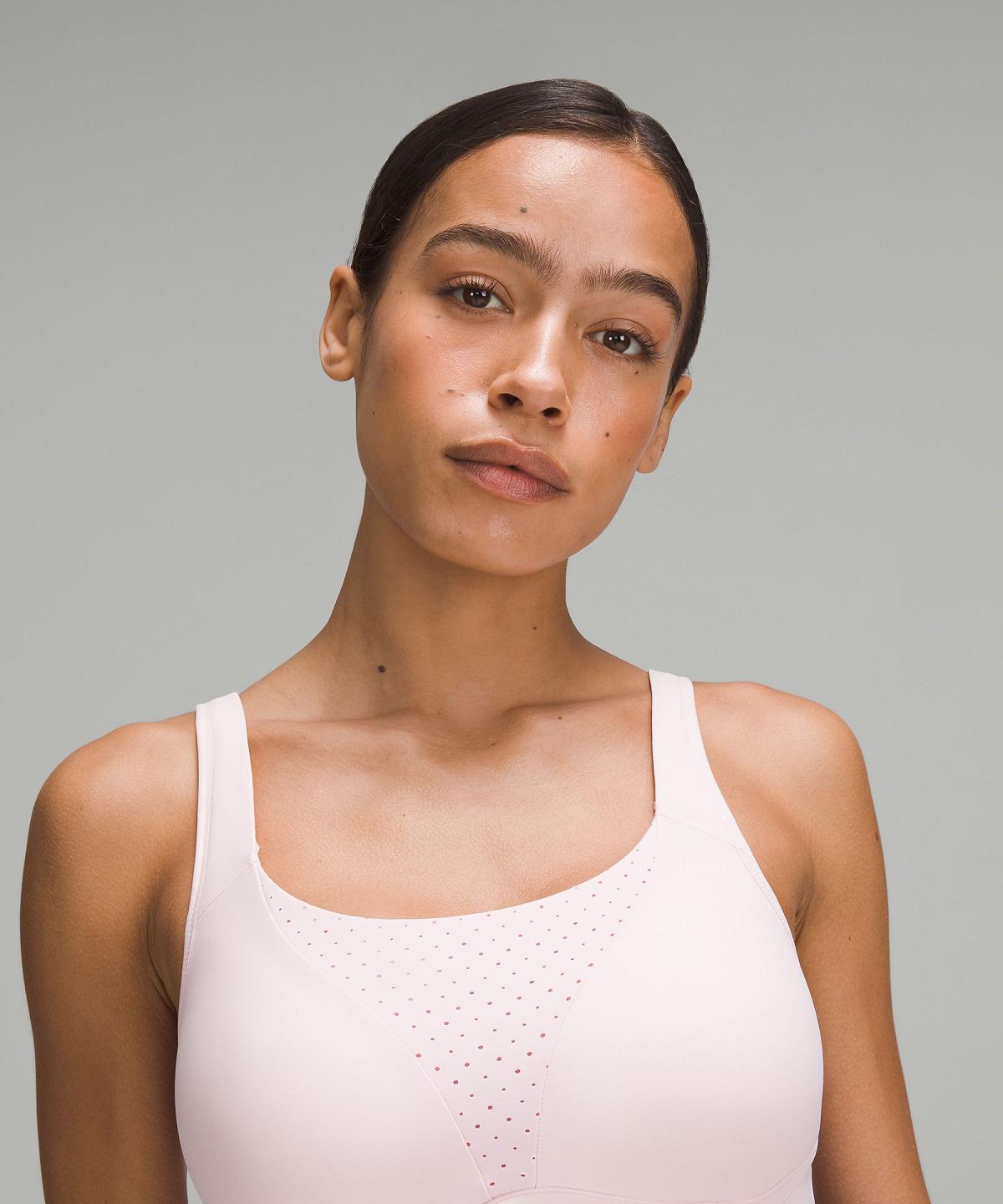 Soutien Gorge Sport Lululemon Run Times Femme Rose | FR_LuLu89064