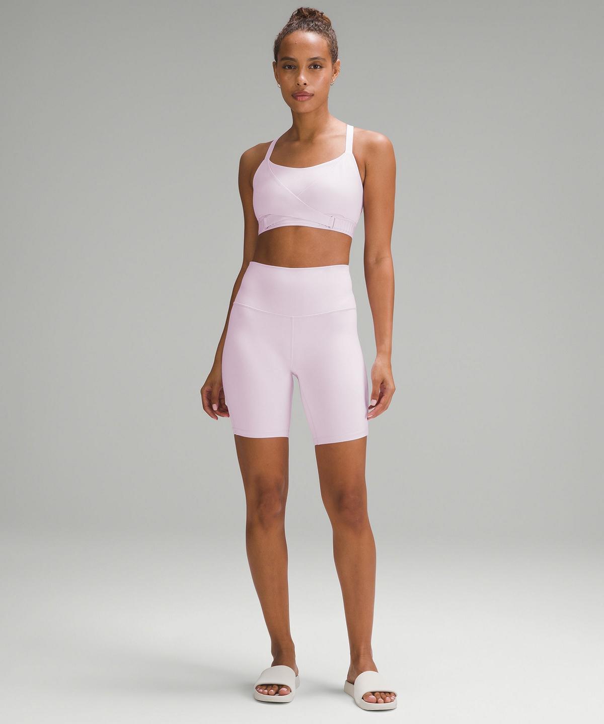 Soutien Gorge Sport Lululemon Super-Soft Adjustable Recovery Femme Rose | FR_LuLu79593