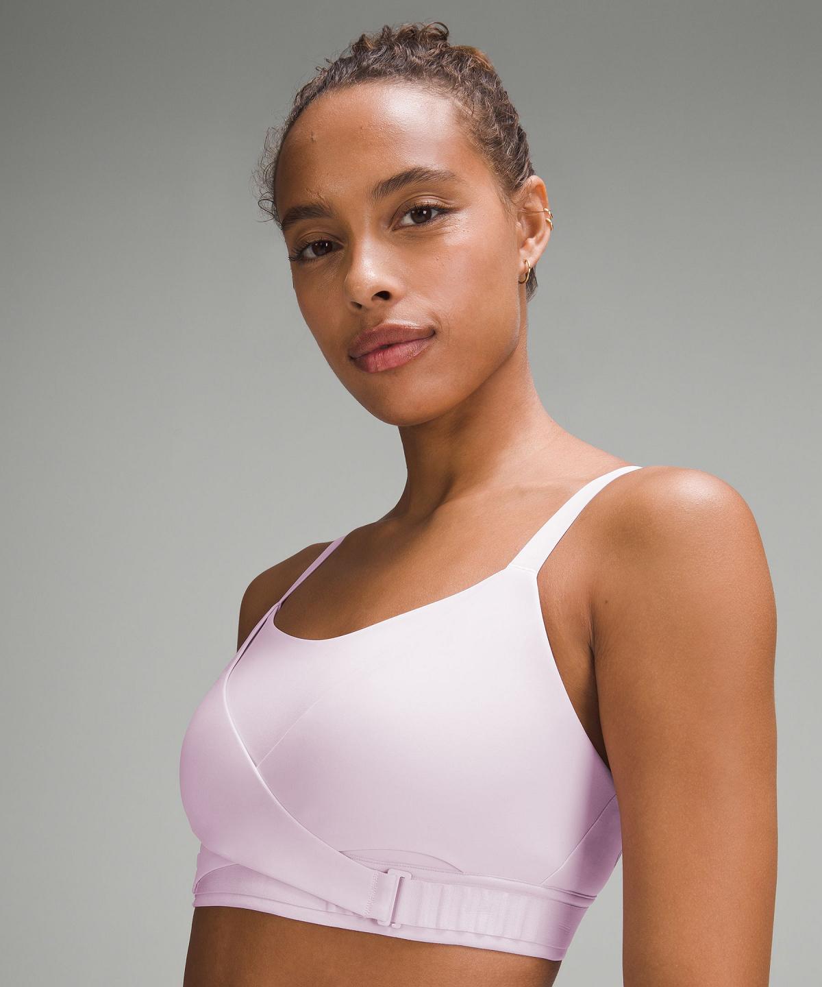 Soutien Gorge Sport Lululemon Super-Soft Adjustable Recovery Femme Rose | FR_LuLu79593