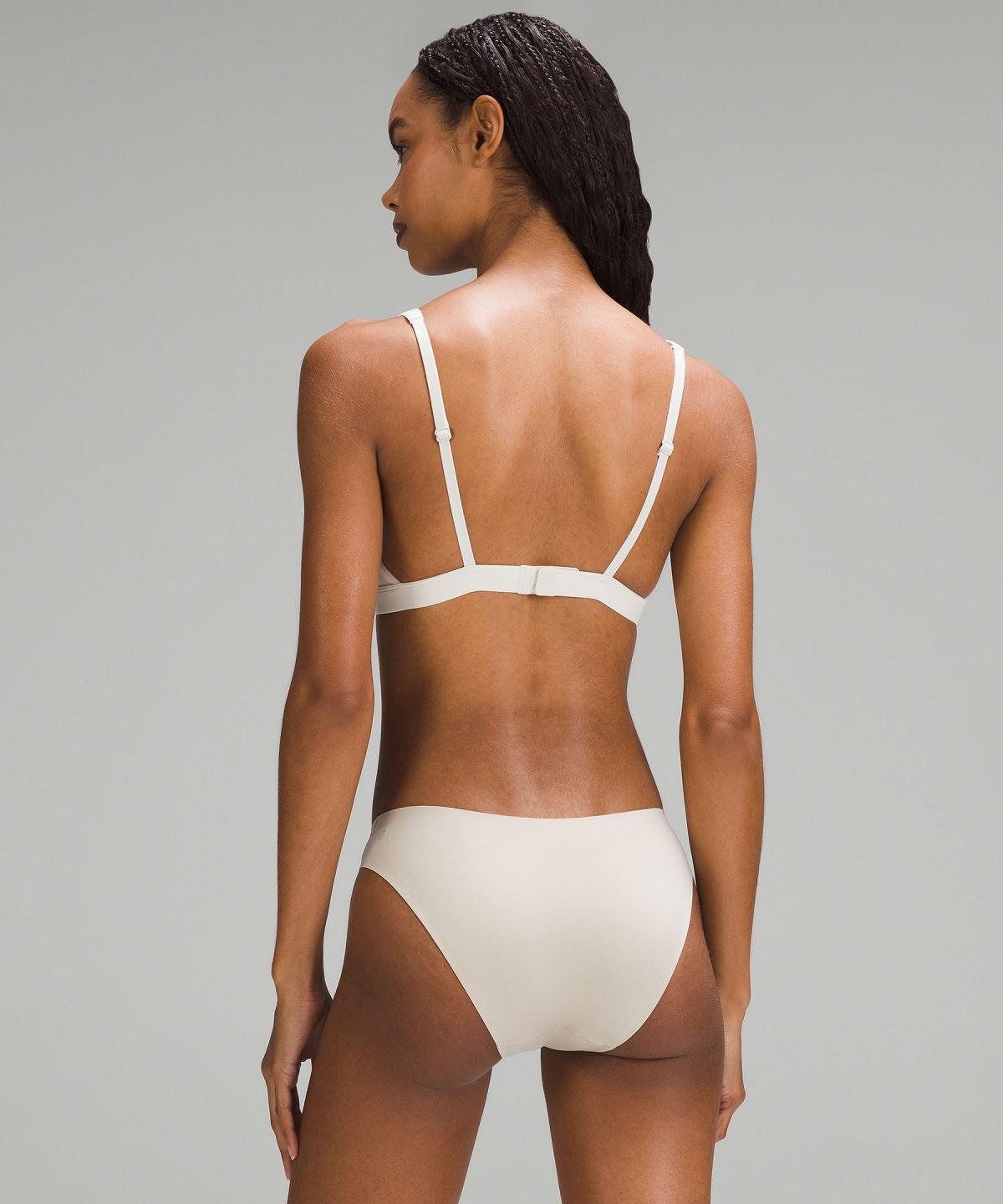 Soutien Gorge Sport Lululemon Wundermost Ultra-Soft Nulu Trianglelette Femme Beige | FR_LuLu18972