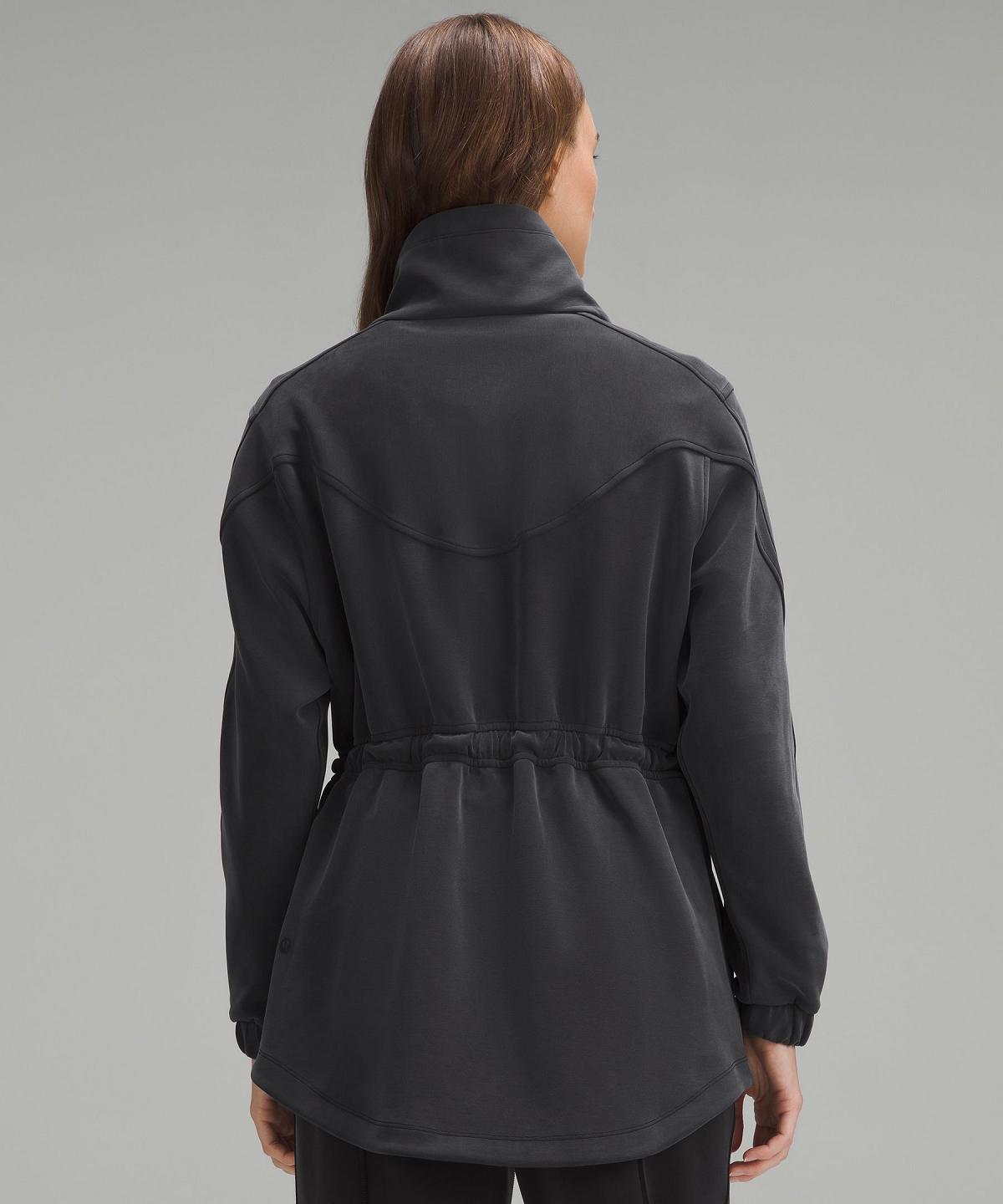 Sweats À Capuche Et Sweatshirts Lululemon Softstreme Cinch-Waist Jacket Femme Noir | FR_LuLu40842