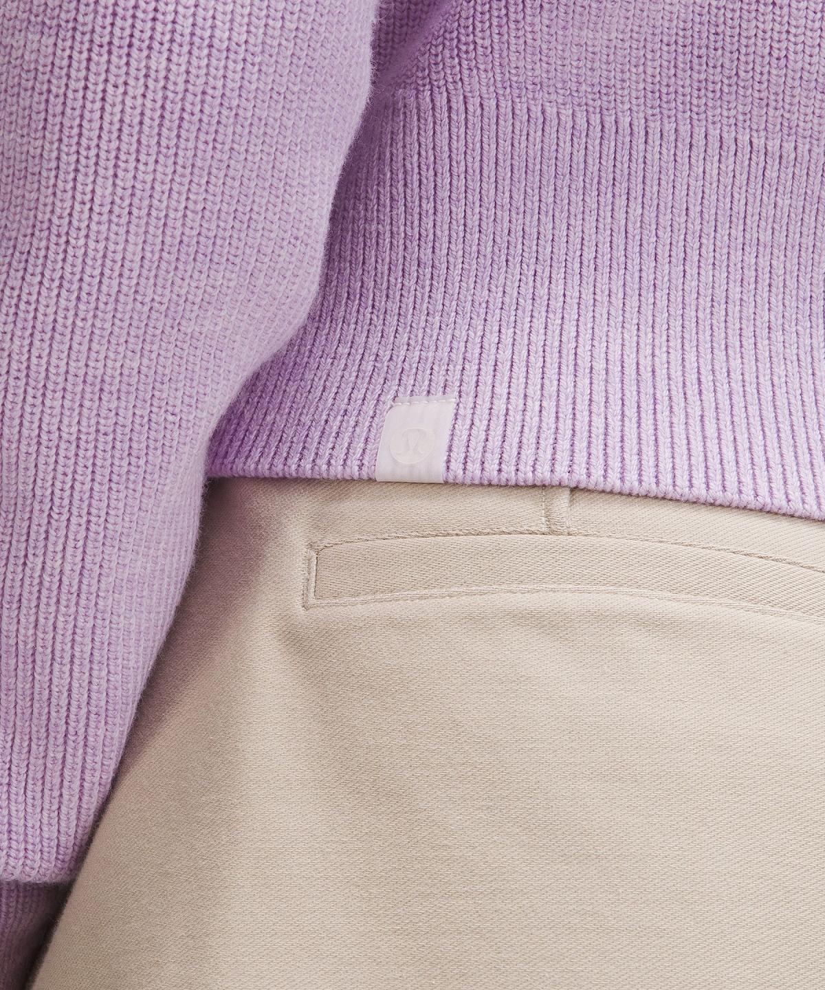 Sweats À Capuche Et Sweatshirts Lululemon Collared Merino Wool-Blend Sweater Femme Violette | FR_LuLu34048