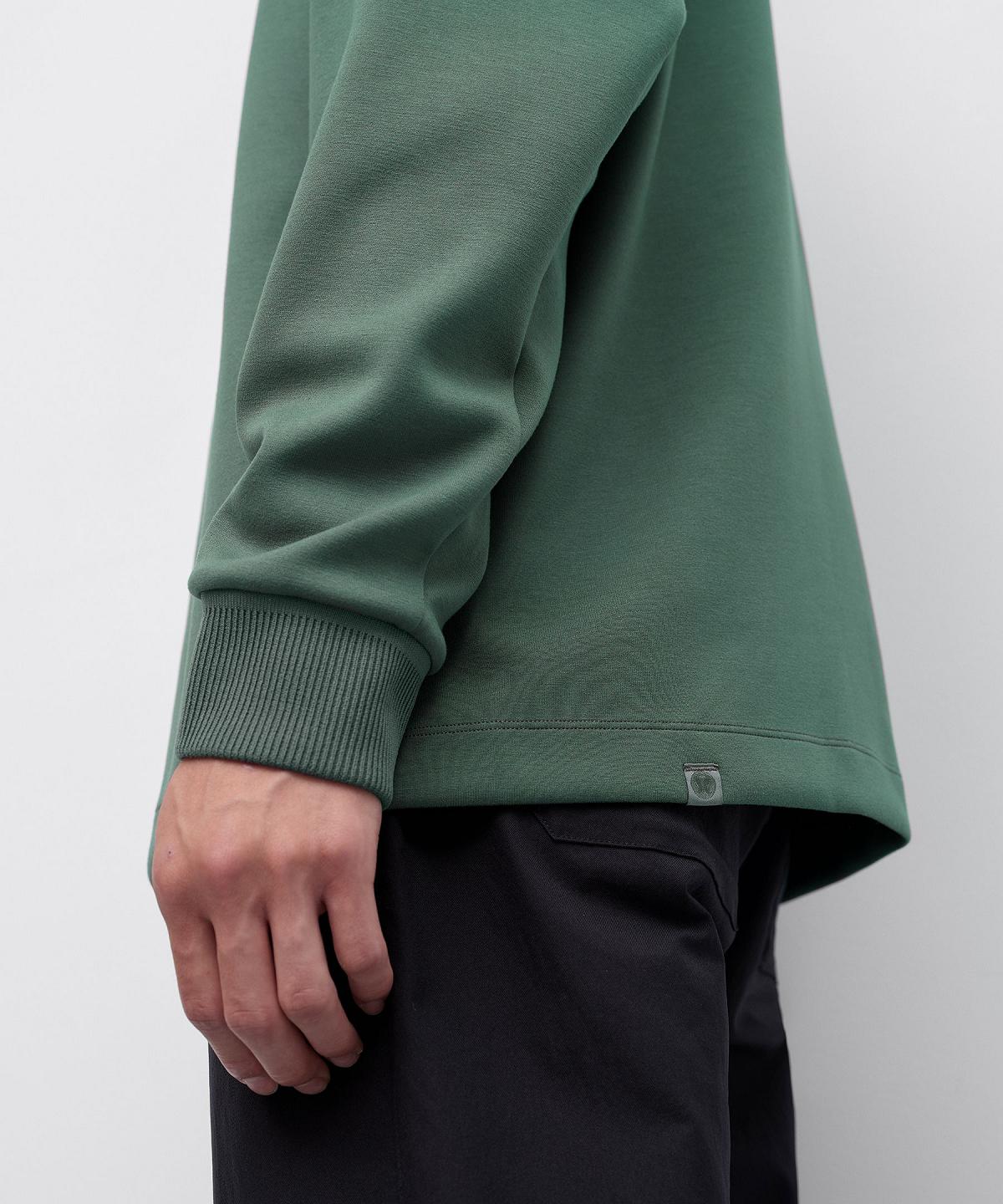 Sweats À Capuche Et Sweatshirts Lululemon Softstreme Oversized-Fit Long-Sleeve Henley Homme Vert | FR_LuLu80840