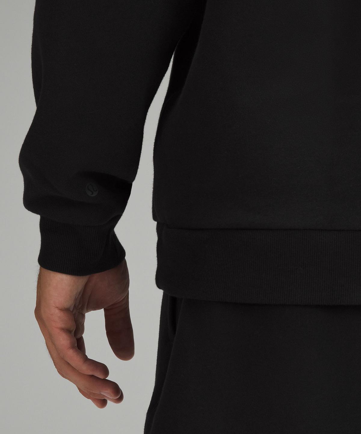 Sweats À Capuche Et Sweatshirts Lululemon Steady State Crew Homme Noir | FR_LuLu77610