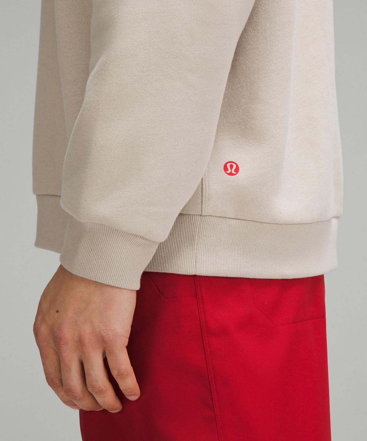 Sweats À Capuche Et Sweatshirts Lululemon Team Canada Steady State Crew Homme Marron | FR_LuLu21720