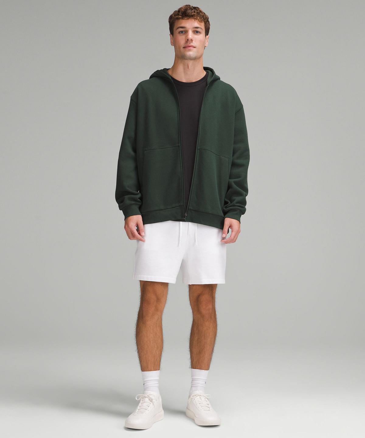 Sweats À Capuche Et Sweatshirts Lululemon Steady State Full-Zip Homme Vert | FR_LuLu85975