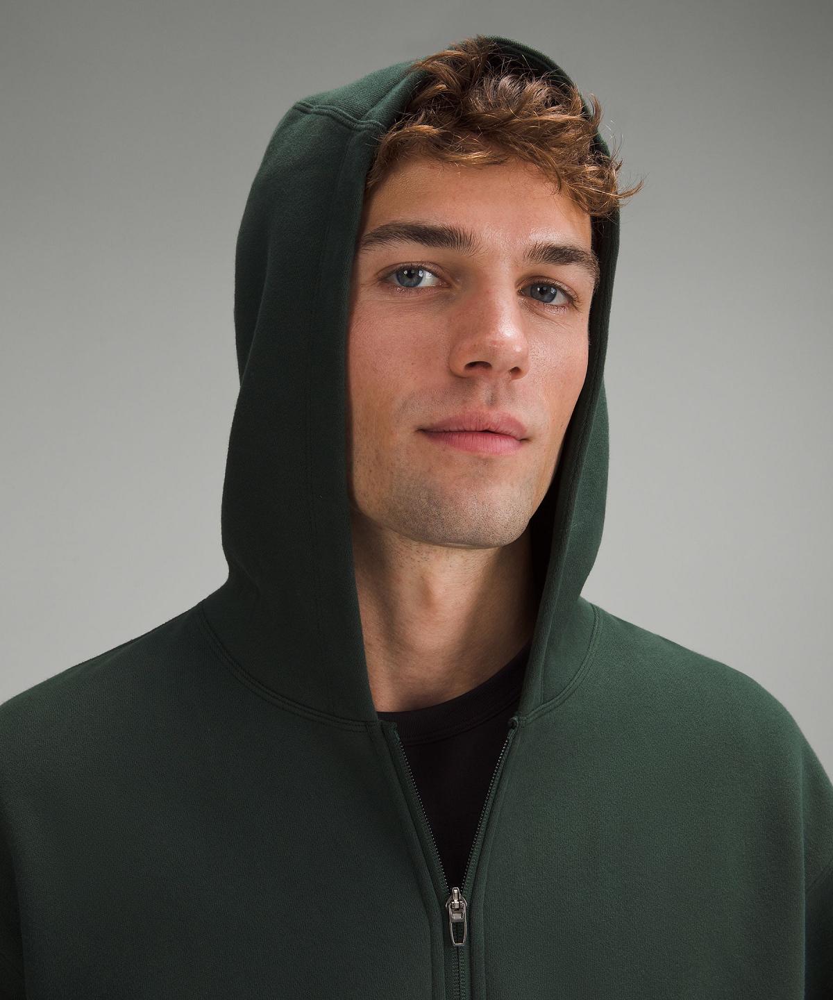 Sweats À Capuche Et Sweatshirts Lululemon Steady State Full-Zip Homme Vert | FR_LuLu85975