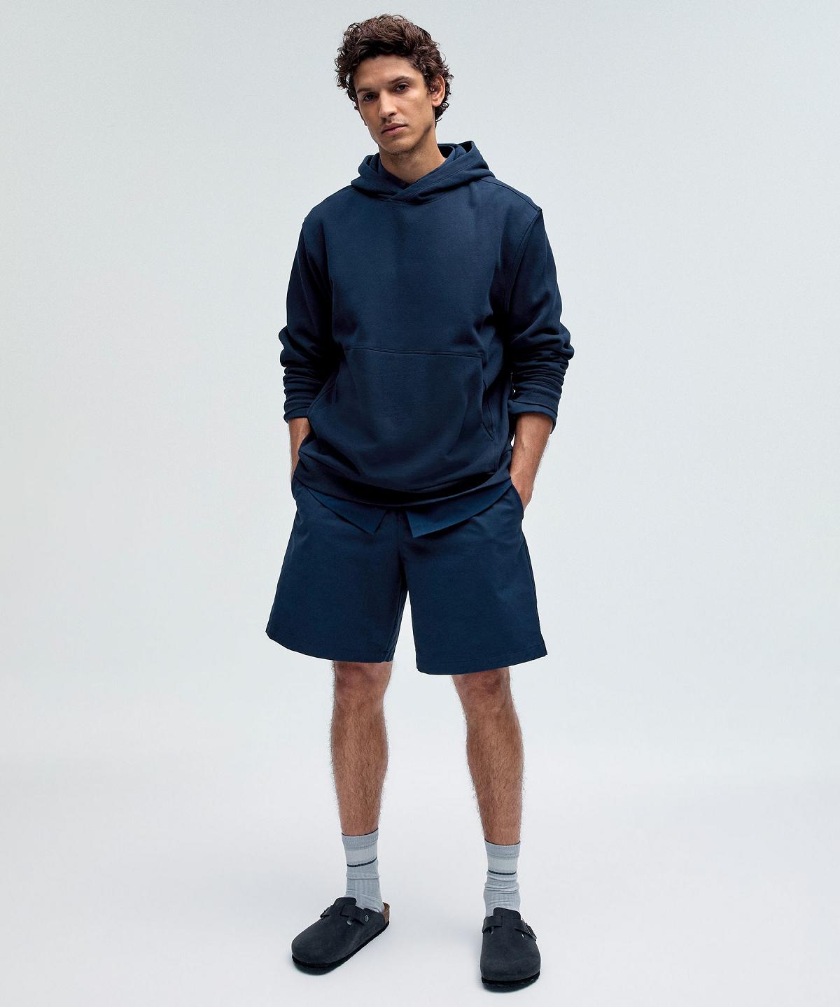 Sweats À Capuche Et Sweatshirts Lululemon Steady State Homme Bleu Marine | FR_LuLu83928