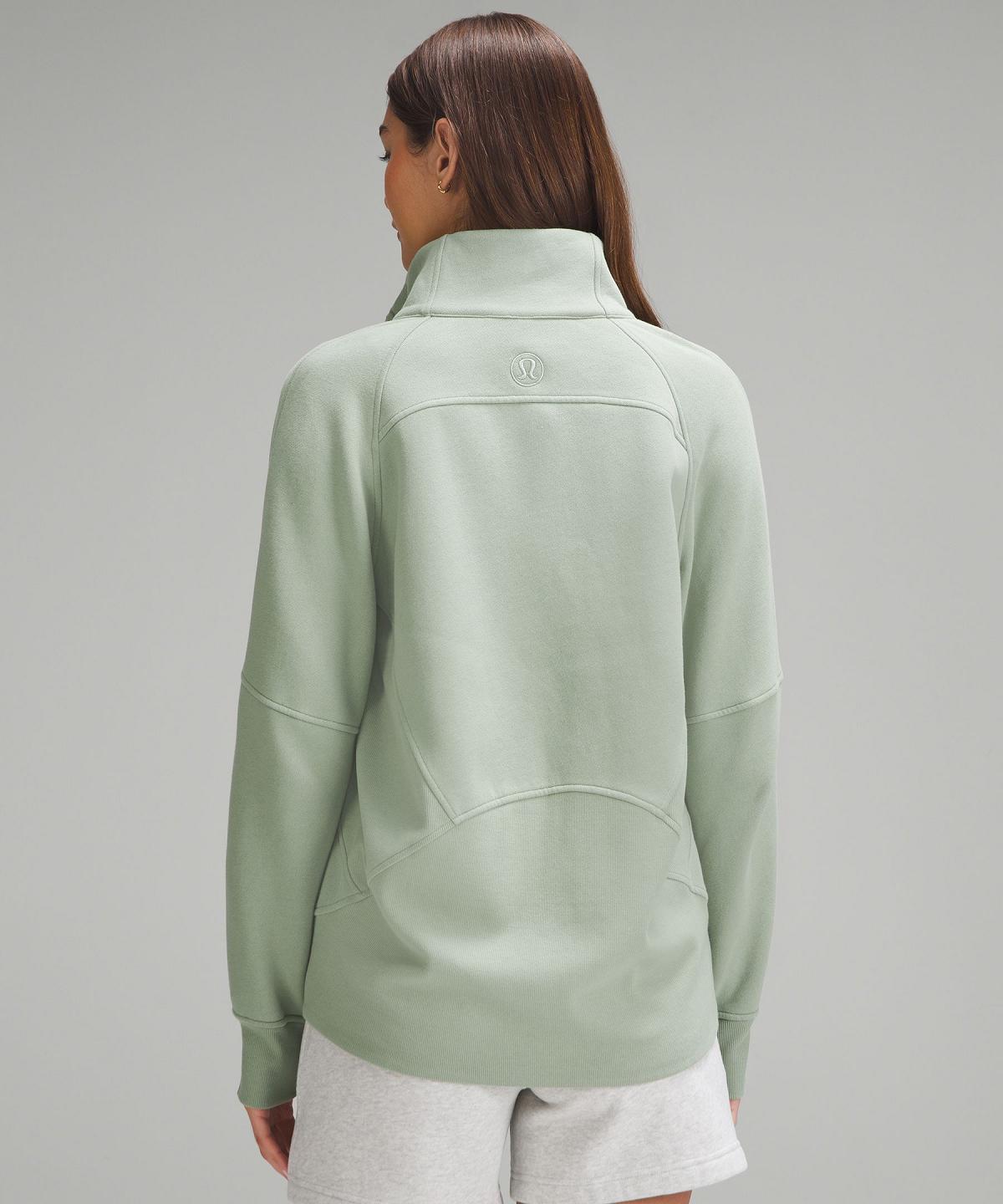 Sweats À Capuche Et Sweatshirts Lululemon Scuba Oversized Funnel-Neck Full Zip Femme Vert | FR_LuLu33166