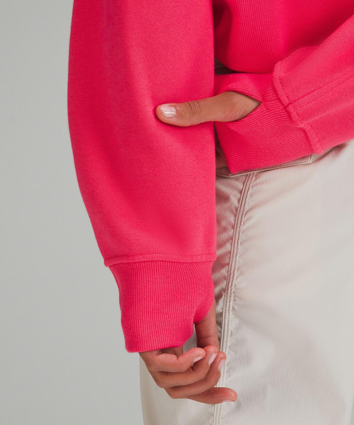 Sweats À Capuche Et Sweatshirts Lululemon Scuba Oversized Half-Zip Femme Rose | FR_LuLu84948