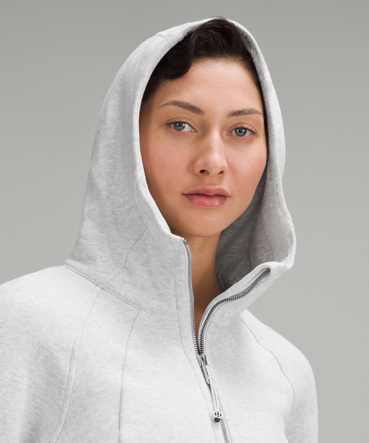 Sweats À Capuche Et Sweatshirts Lululemon Scuba Full-Zip Cropped Femme Grise Clair | FR_LuLu66030