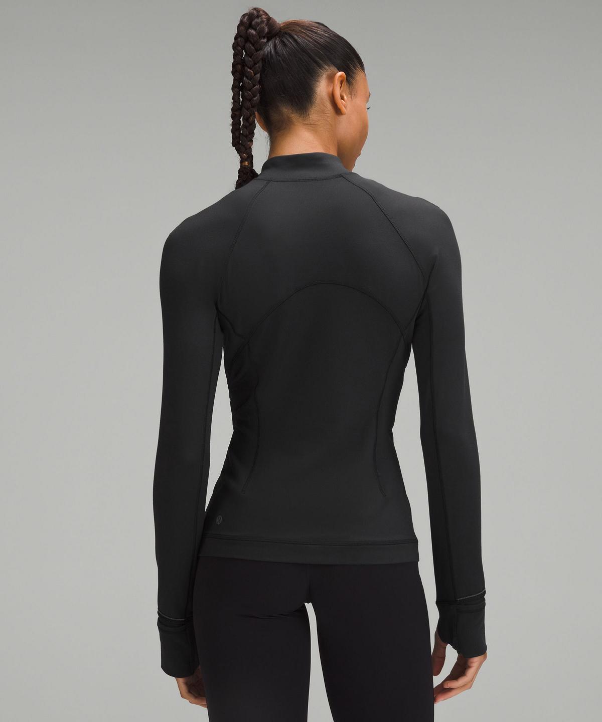 Sweats À Capuche Et Sweatshirts Lululemon It's Rulu Half Zip Femme Noir | FR_LuLu48324