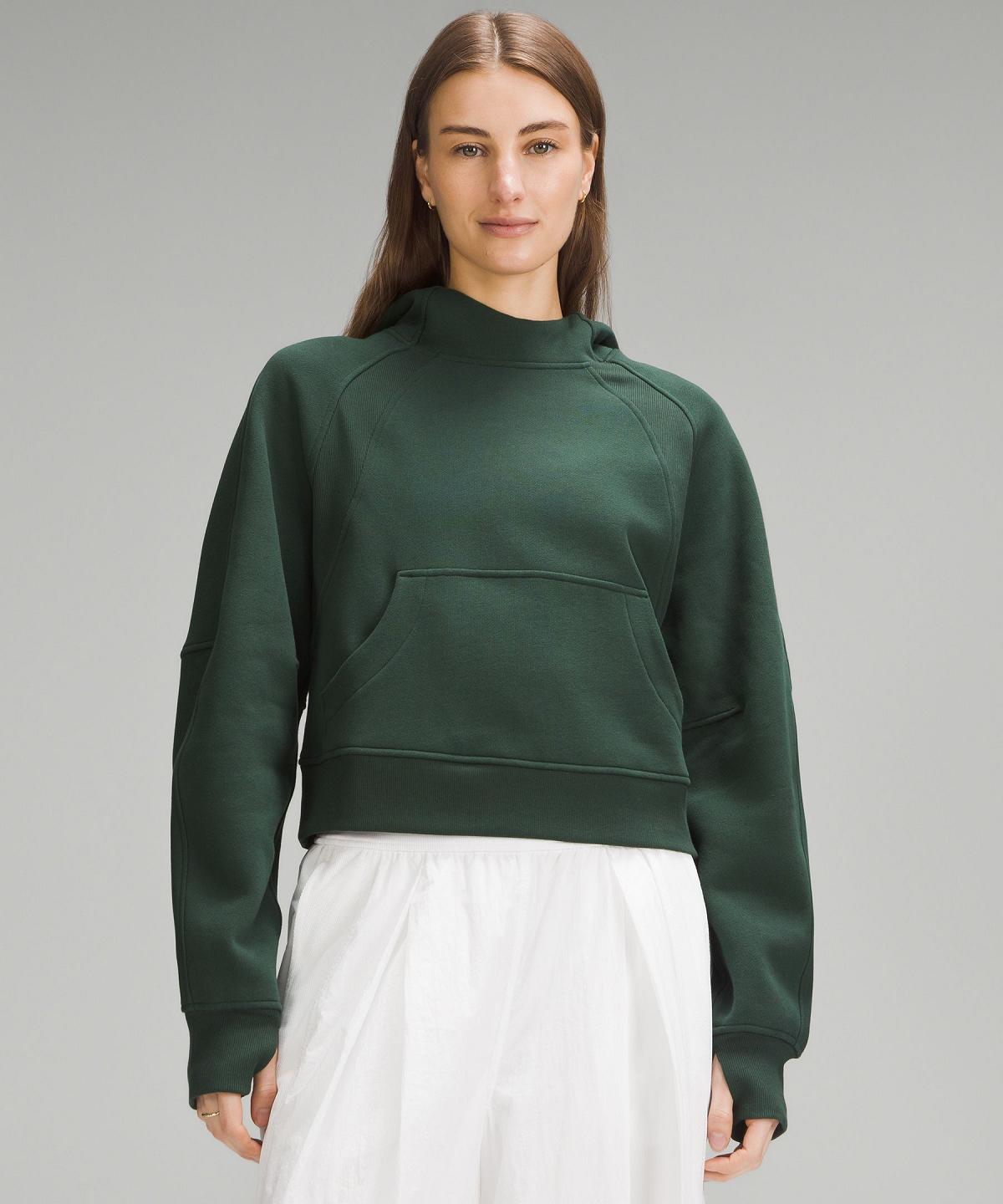 Sweats À Capuche Et Sweatshirts Lululemon Scuba Oversized Femme Vert | FR_LuLu89432