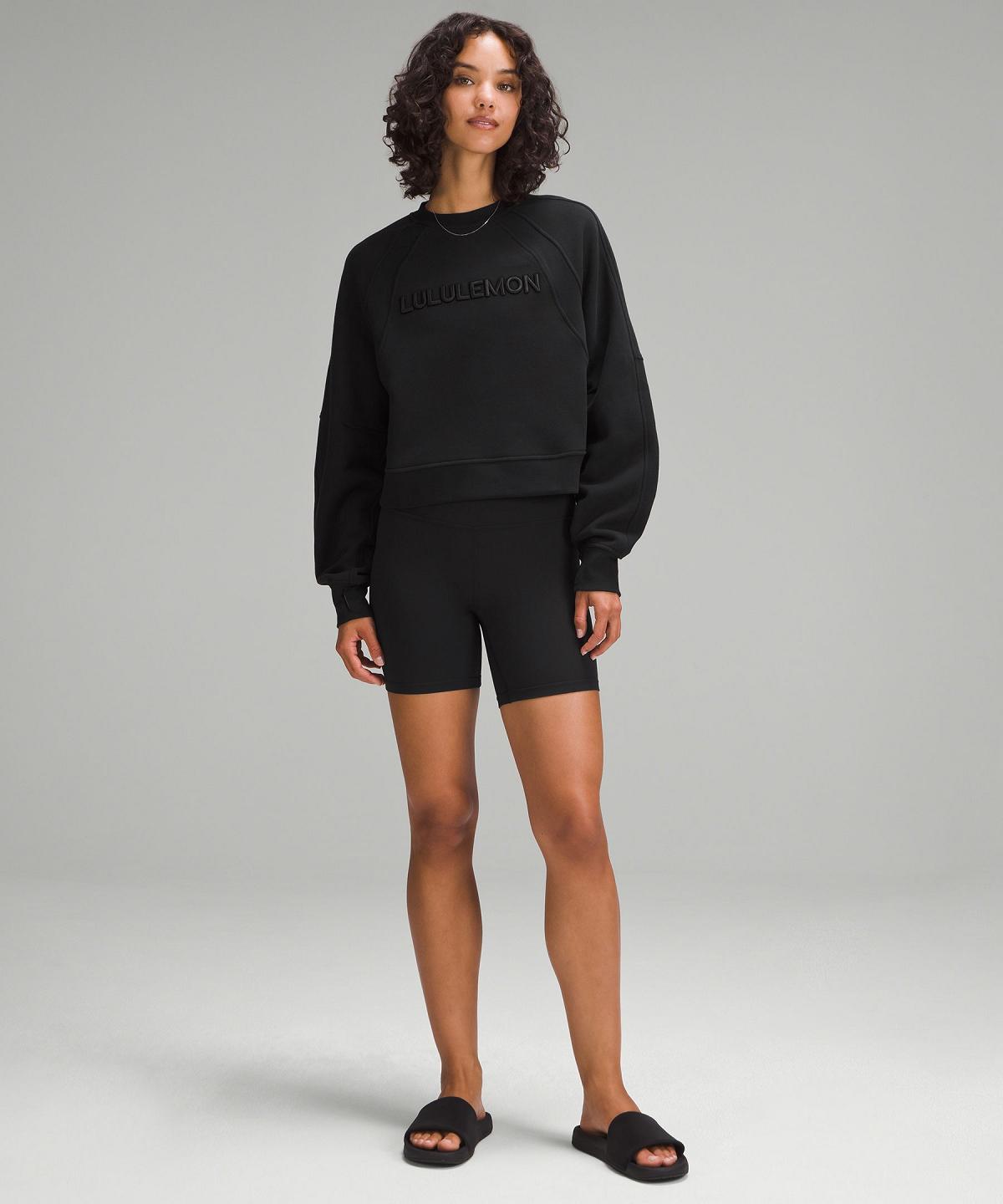 Sweats À Capuche Et Sweatshirts Lululemon Scuba Oversized Pullover Femme Noir | FR_LuLu49161