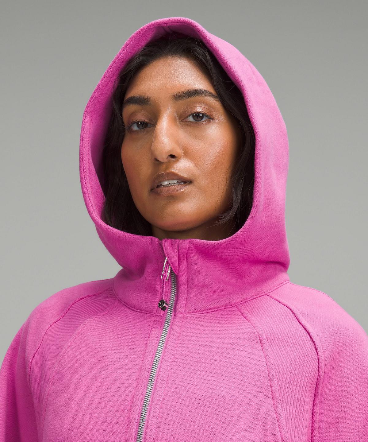 Sweats À Capuche Et Sweatshirts Lululemon Scuba Oversized Half-Zip Femme Rose | FR_LuLu14413