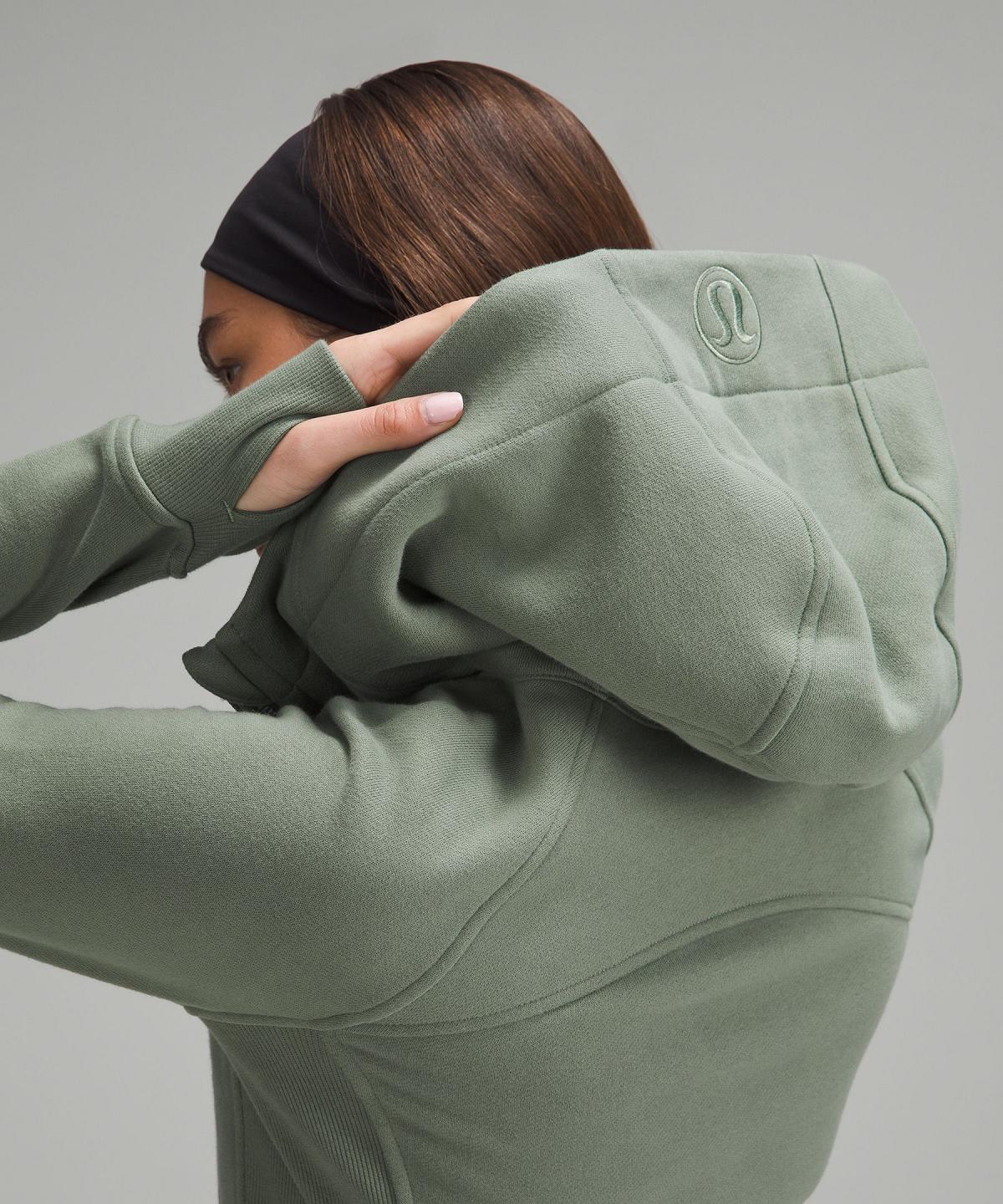 Sweats À Capuche Et Sweatshirts Lululemon Scuba Full-Zip Femme Vert | FR_LuLu94103