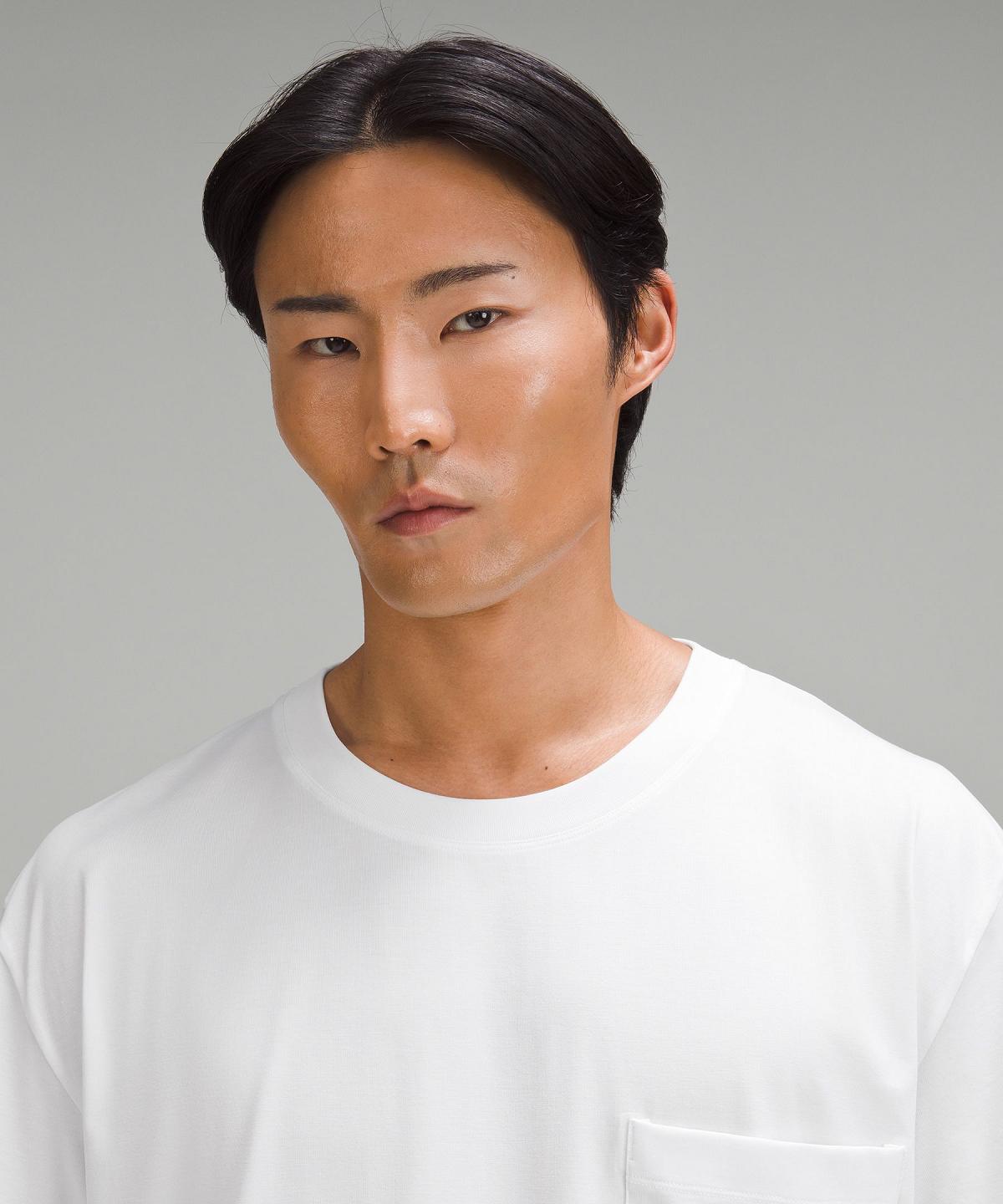 T Shirts Lululemon Fundamental Oversized Homme Blanche | FR_LuLu73103