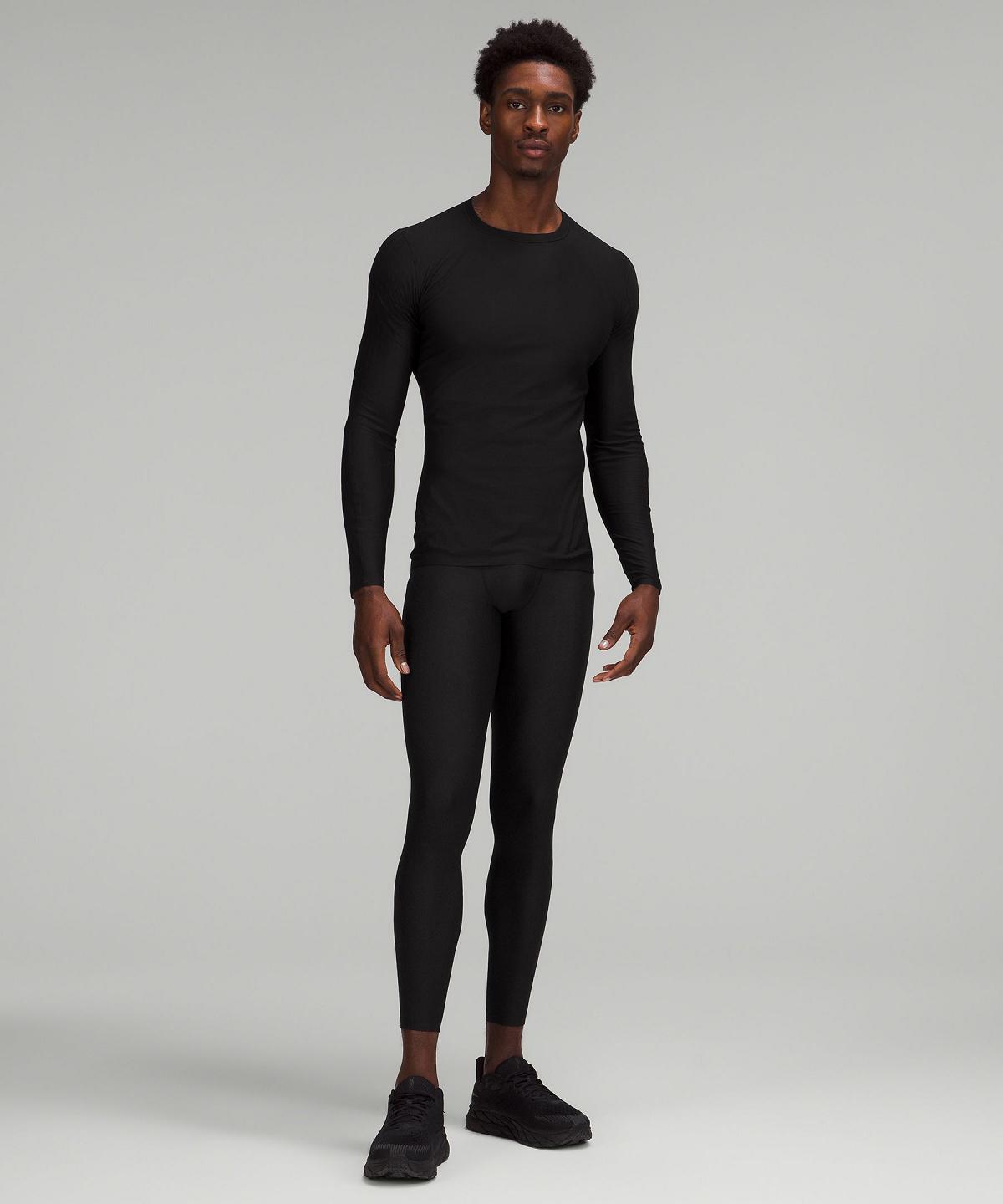 T Shirts Lululemon SenseKnit Running Long-Sleeve Homme Noir | FR_LuLu76521