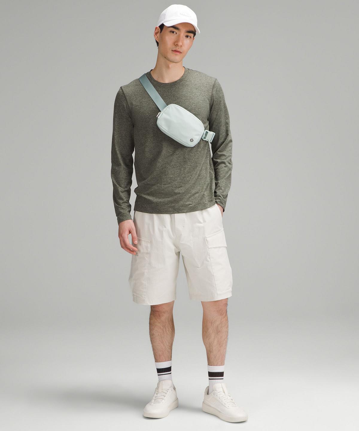 T Shirts Lululemon Soft Jersey Long-Sleeve Homme Vert | FR_LuLu44819