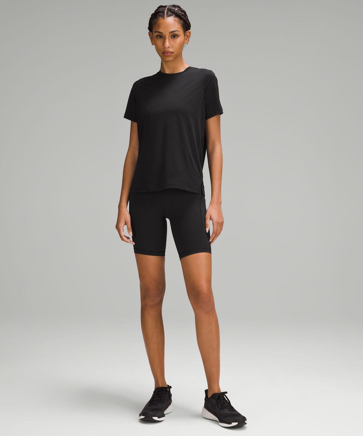 T Shirts Lululemon Ultralight Hip-Length Femme Noir | FR_LuLu91735