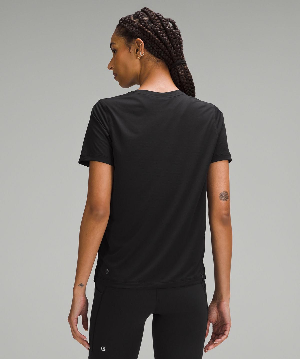 T Shirts Lululemon Ultralight Hip-Length Femme Noir | FR_LuLu91735