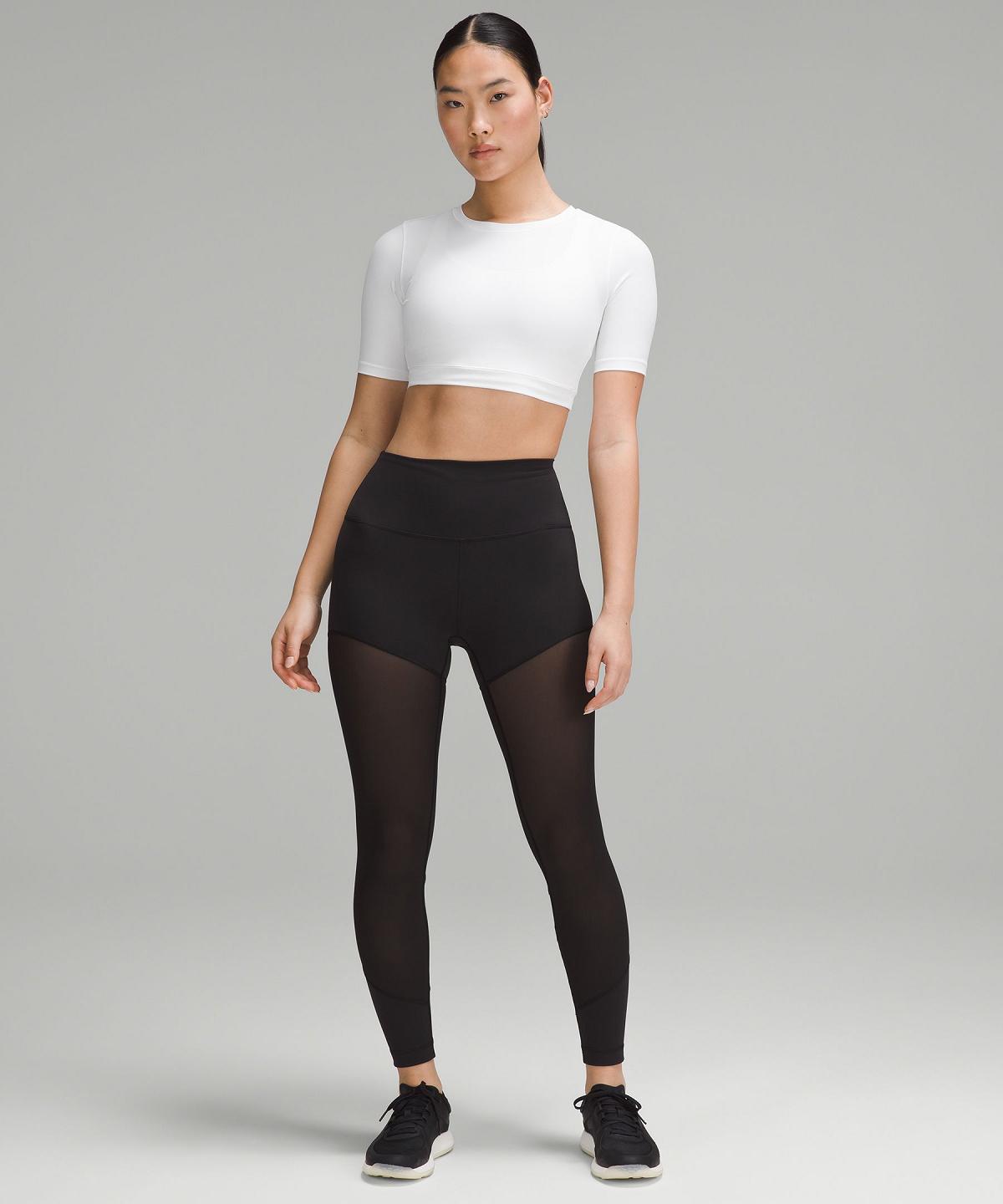 T Shirts Lululemon Wunder Train Super-Cropped Femme Blanche | FR_LuLu80938