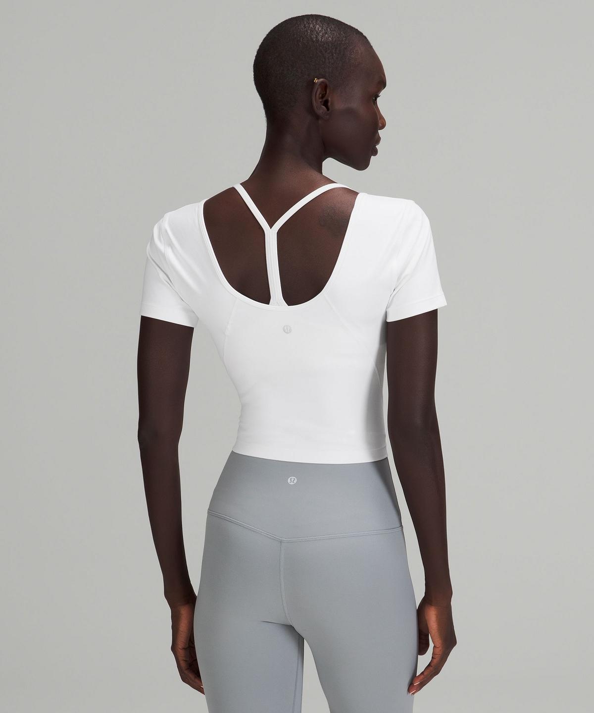 T Shirts Lululemon lululemon Align™ Femme Blanche | FR_LuLu74630