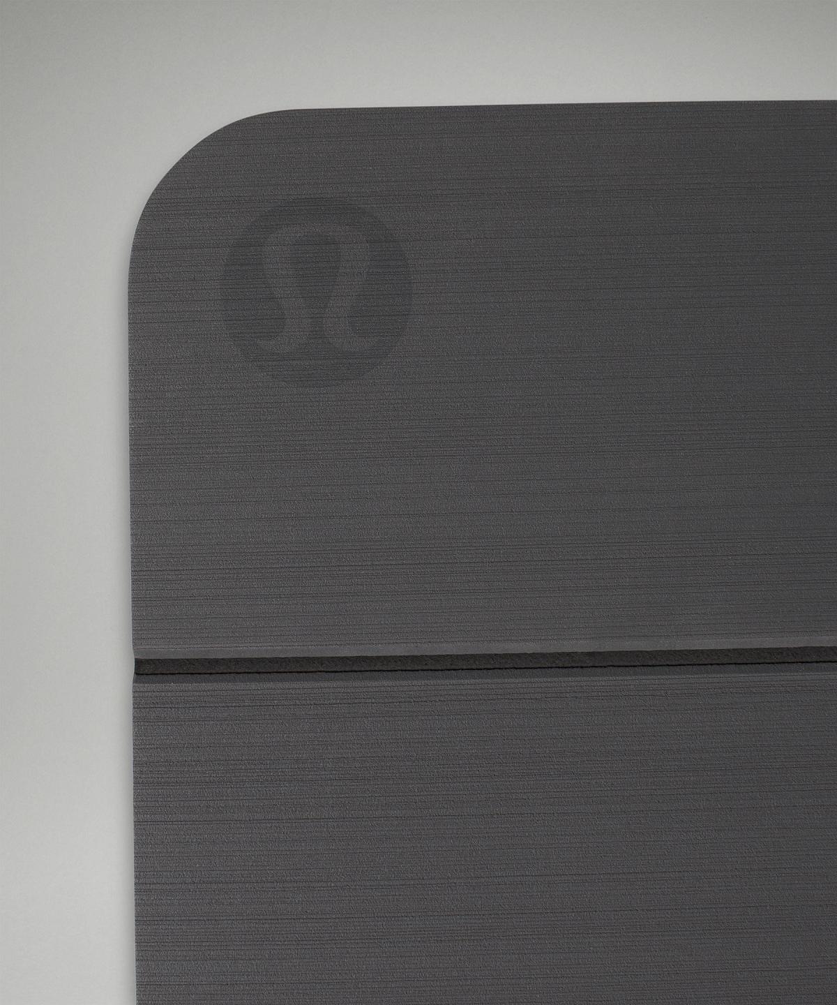 Tapis De Yoga Lululemon The Foldable Mat 6.5mm Femme Grise Noir | FR_LuLu51742