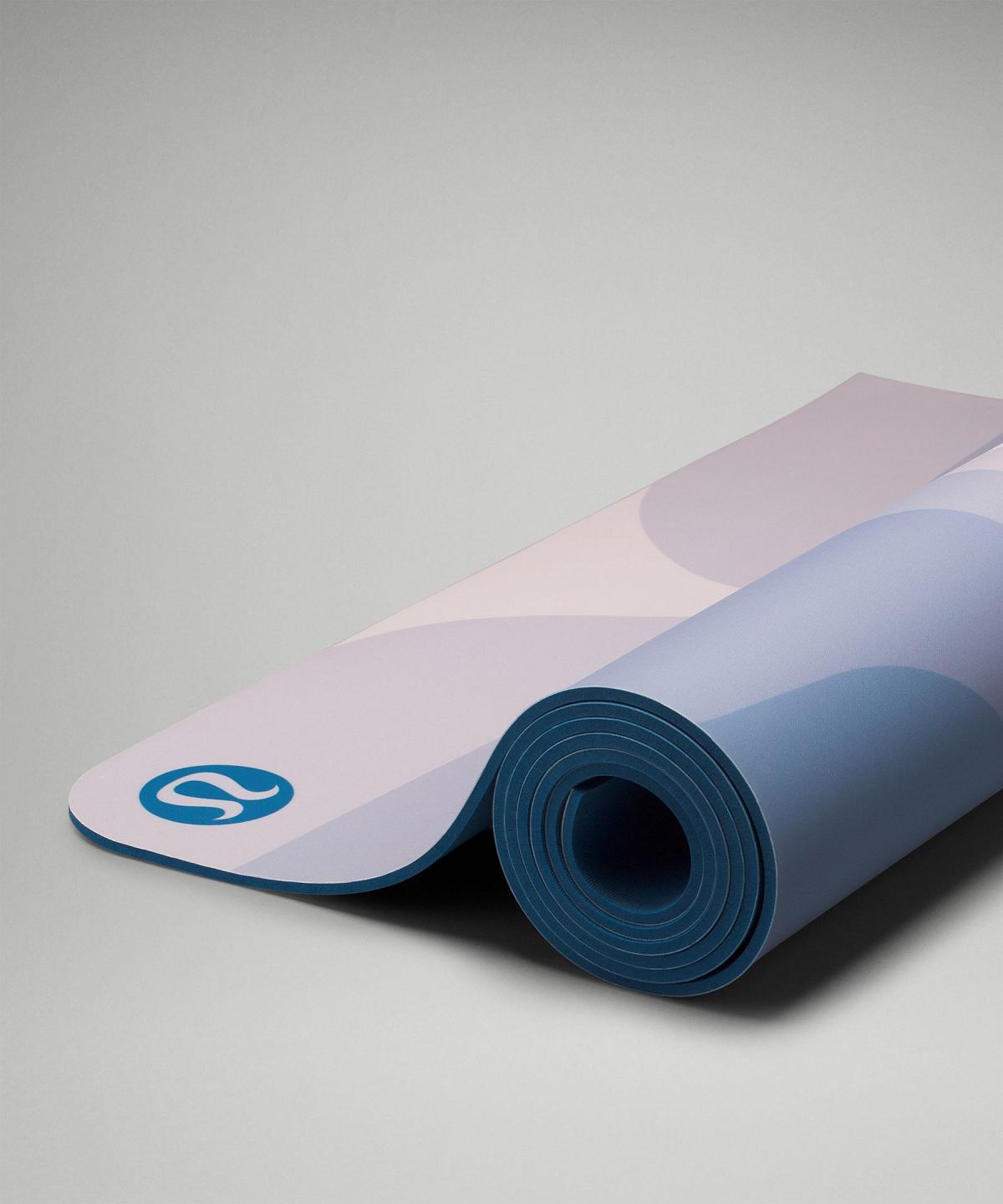 Tapis De Yoga Lululemon The Lightweight Mat 5mm Homme Bleu Blanche | FR_LuLu41703